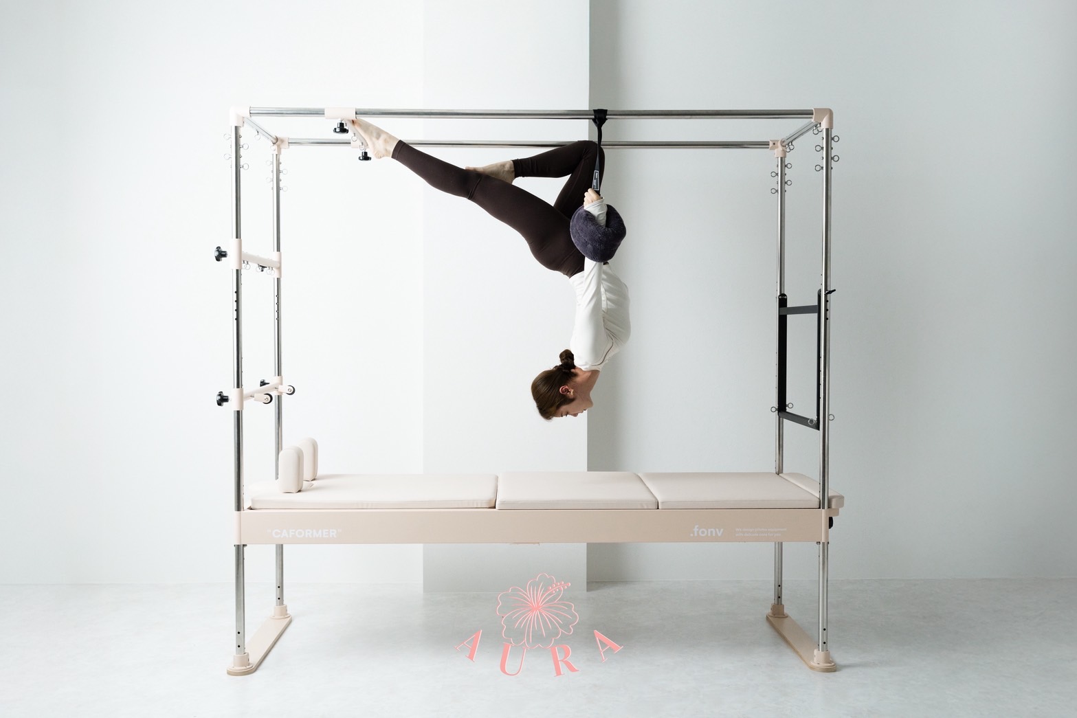 .fonv社のピラティスマシンでのレッスン